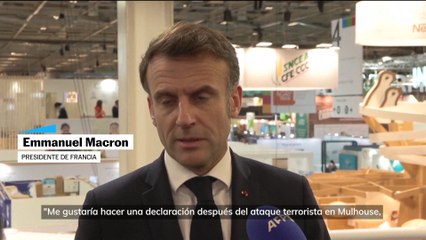 Macron: "Ataque con cuchillo en el este de Francia fue 'terrorismo islamista"