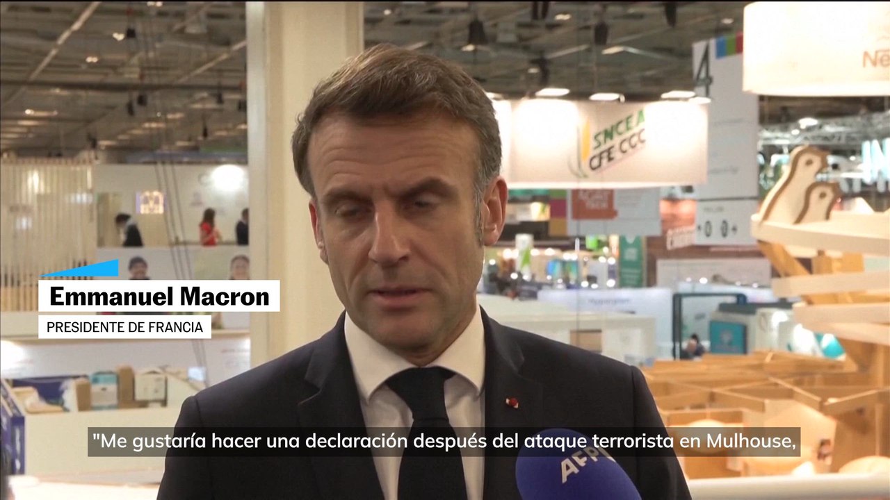 Macron: "Ataque con cuchillo en el este de Francia fue 'terrorismo islamista"