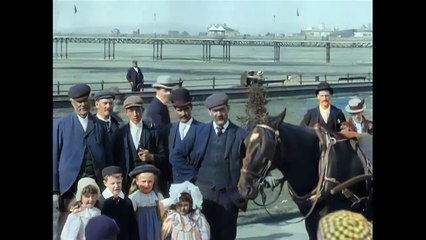 Belleza del Paseo Marítimo de Morecambe: Una Vista Panorámica de 1901
