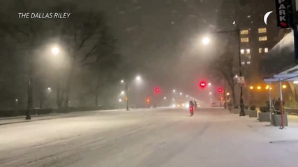 Noreste de EEUU bajo nieve