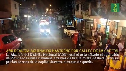 ADN realiza aguinaldo navideño por calles de la capital