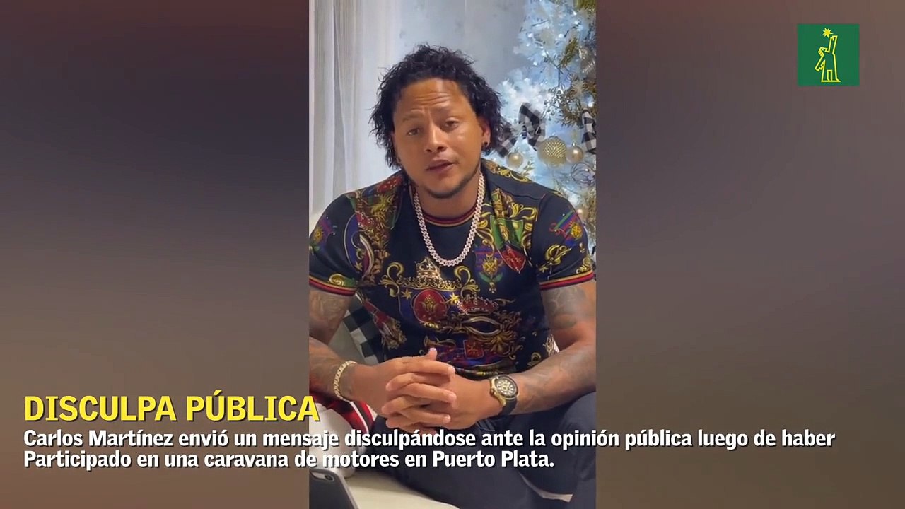 Carlos Martínez ofreció disculpas públicas