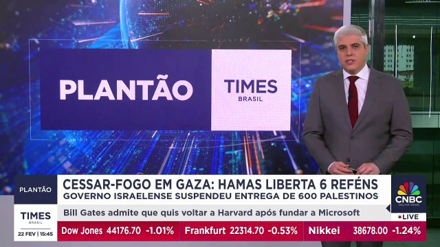 Cessar-fogo em Gaza: Hamas liberta mais seis reféns | PLANTÃO TIMES BRASIL