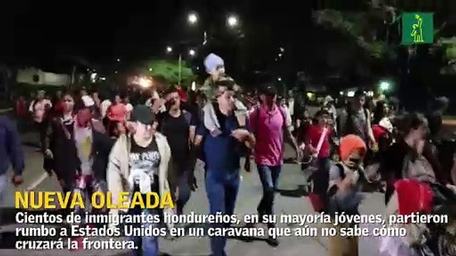 Quinta caravana de migrantes parte de Honduras rumbo a Estados Unidos
