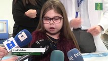 Una niña de diez años, primera triple trasplantada de corazón, hígado y riñón