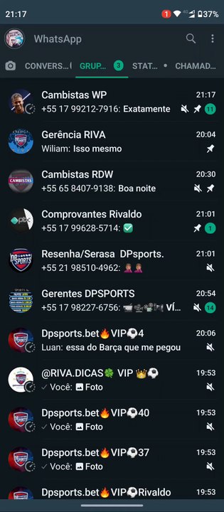 COMO ALTERAR O SOM DO GRUPO