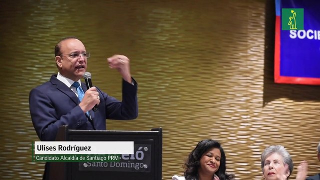 Acto de apoyo a las candidaturas a la Alcaldía del PRM