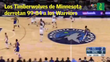 Los Timberwolves de Minnesota derrotan 99-84 a los Warriors de Golden State