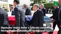 La Cámara de Diputados rinde honor al extinto diputado Héctor Peguero Maldonado
