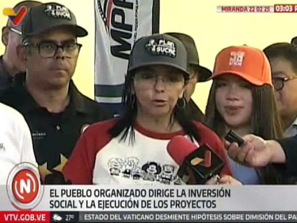 Vicepresidenta Delcy Rodríguez: Estamos profundizando la democracia participativa