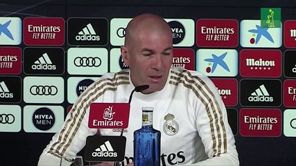 Zidane: "Vamos a intentar mejorar en 2020"