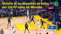Victoria de los Mavericks de Dallas 124 - 97 sobre los Warriors de Golden State