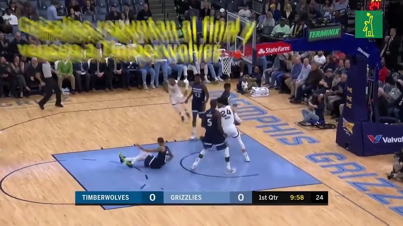 Grizzlies repuntan al final y vencen a Timberwolves