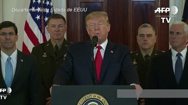 Trump dice que ningún estadounidense fue afectado en ataques iraníes en Irak