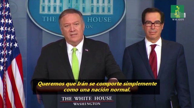 Estados Unidos anuncia nuevas sanciones contra Irán