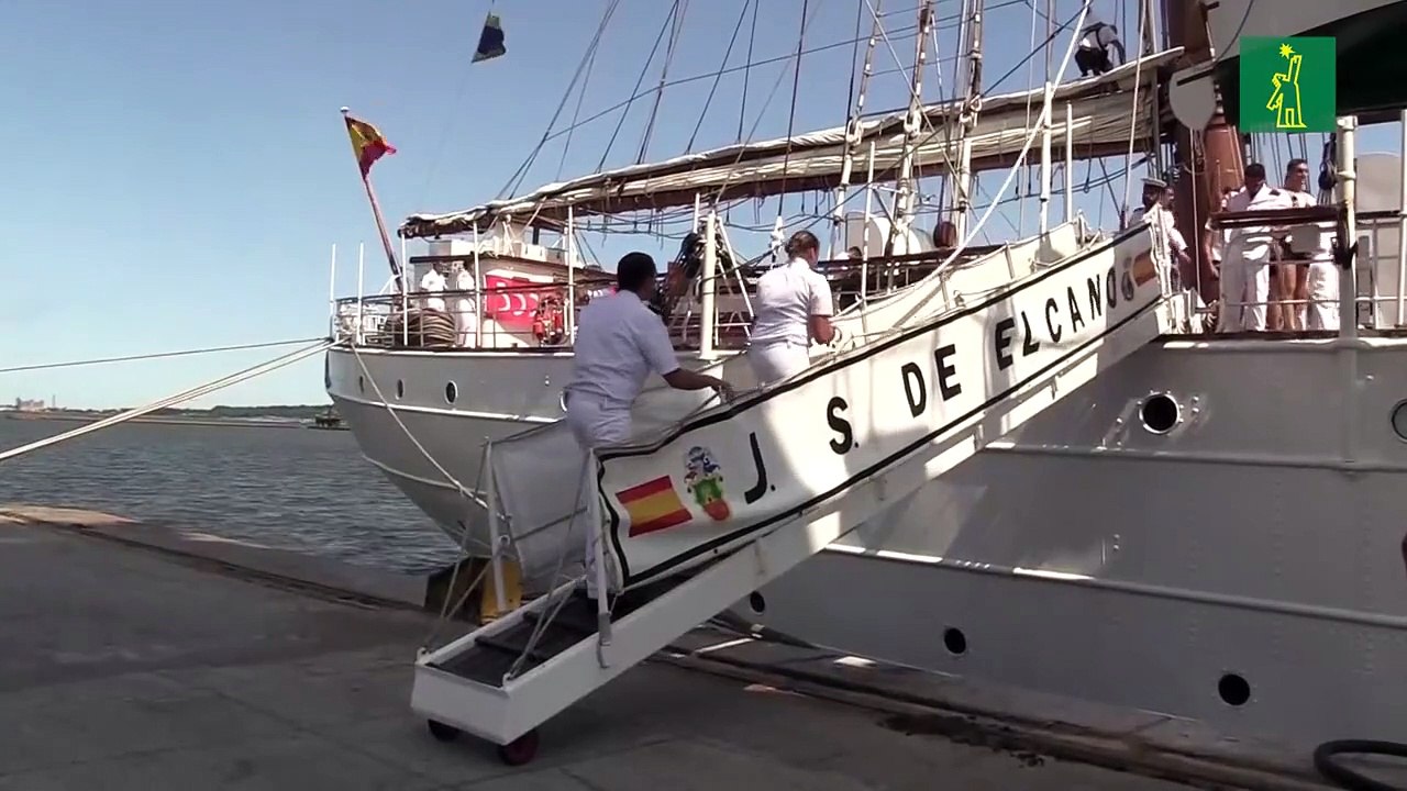 Llegada del buque español Elcano a Uruguay refuerza vínculo entre ambos países
