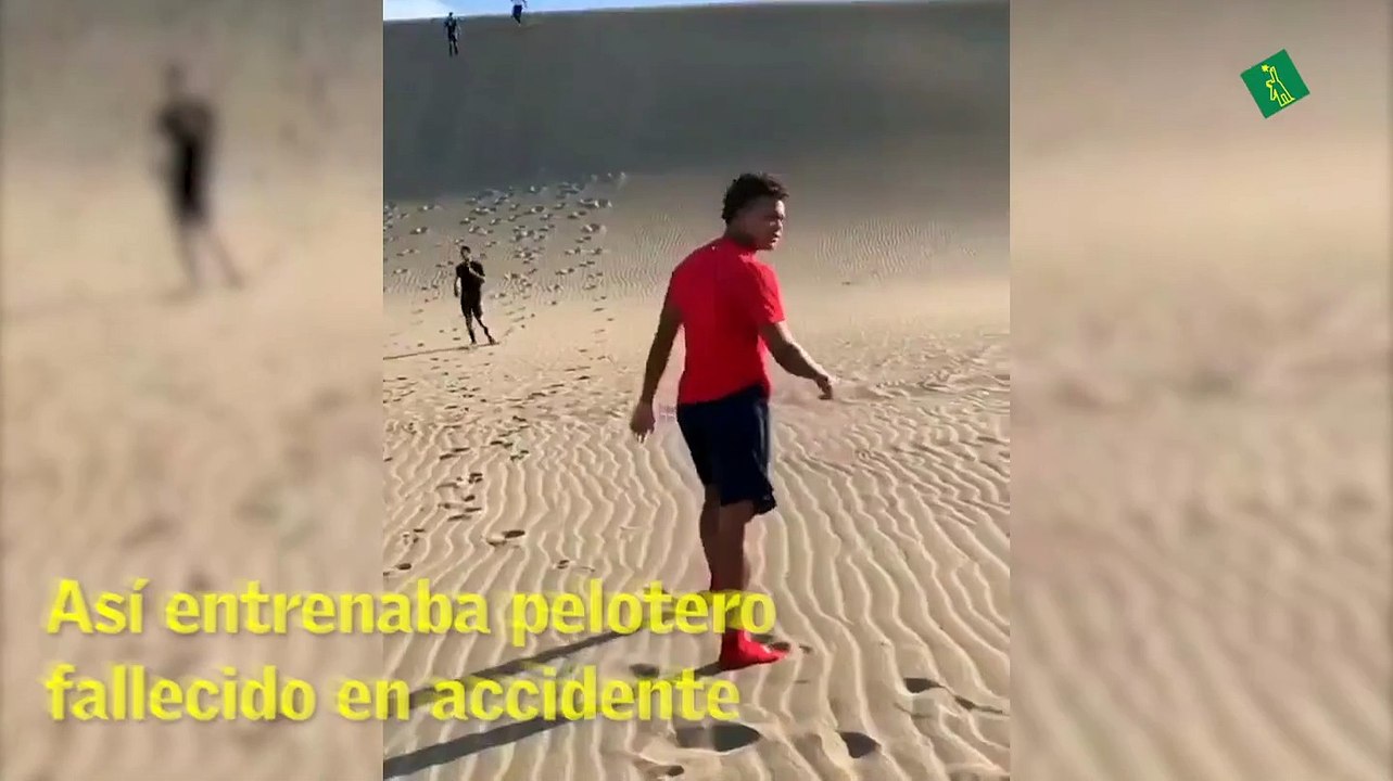Así entrenaba el pelotero fallecido en accidente