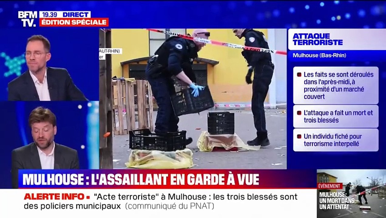 Radicalisé, sous OQTF: ce que l'on sait du suspect de l'attaque "terroriste" à Mulhouse