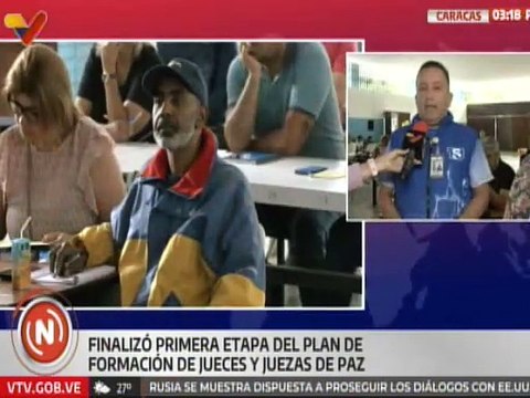 Caracas | TSJ continúa con la capacitación de jueces y juezas de paz a través del Plan de Formación