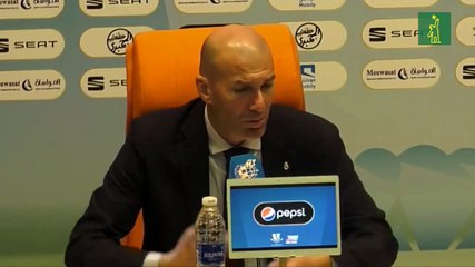 Zidane destaca el buen partido de su equipo ante el Valencia