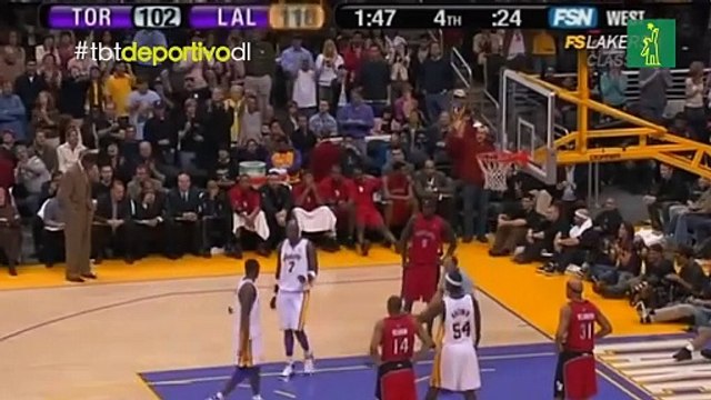 #TBT: Kobe Bryant anota 81 puntos frente a los Raptors de Toronto
