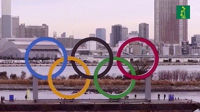 Los anillos olímpicos se instalan en la bahía de Tokio para los JJOO