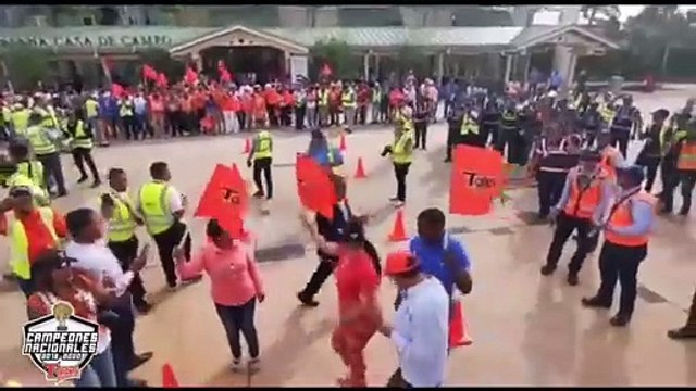 Toros del Este llegan al Aeropuerto de La Romana con copa campeones Serie del Caribe