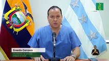 Carrasco confirma 3.368 casos de coronavirus y 145 fallecidos en Ecuador