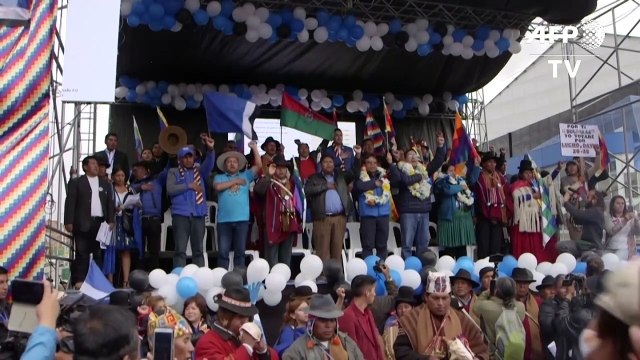 Delfín de Evo Morales es proclamado candidato presidencial del MAS en Bolivia