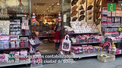 Corea del Sur suma 586 casos más del nuevo coronavirus y supera los 3.700