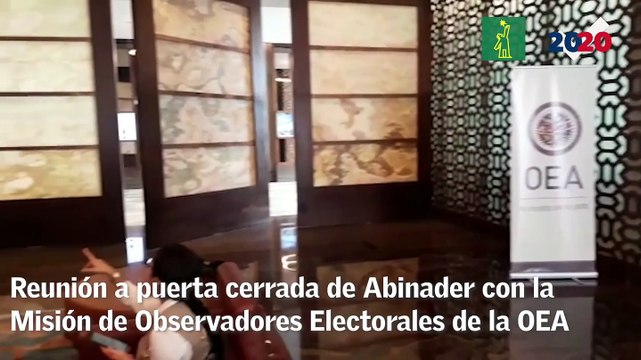 Reunión a puerta cerrada de Abinader con la Misión de Observadores Electorales de la OEA