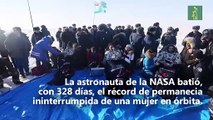 Una austronauta récord: Christina Koch vuelve a la tierra