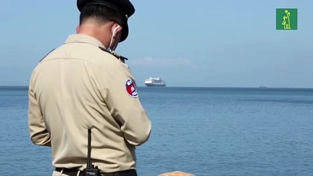 Llega a Camboya el crucero rechazado por cinco países por temor al coronavirus