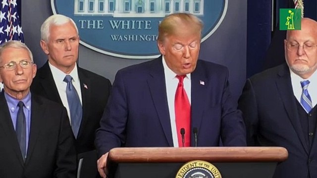 Trump llama a la calma tras primera muerte por el coronavirus en EEUU