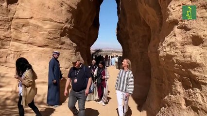 Un oasis arqueológico digno de Indiana Jones se abre al mundo en Arabia Saudí