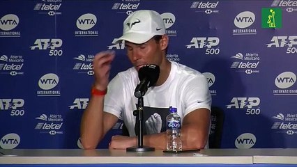 Nadal pronostica un difícil partido contra Dimitrov en semifinal de Acapulco