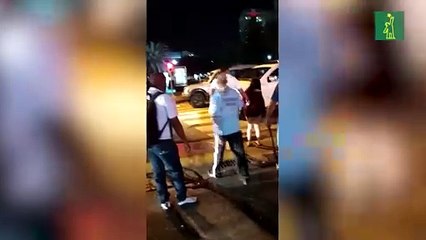 Accidente en Av. Sarasota esquina Av. Winston Churchill