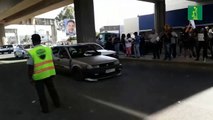 Cacerolazo en la estación Mamá Tingó del Metro