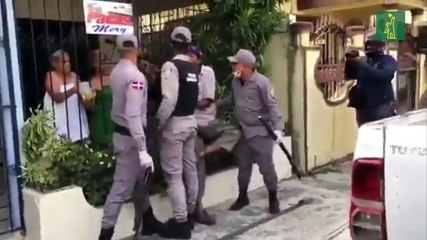 Lo llevan preso por buscar arroz y aceite durante el toque de queda