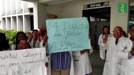 Médicos del Hospital Vinicio Calventi exigen cambio de director
