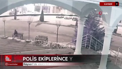 Kayseri'de elektrikli bisikleti koşarak çaldı: Yakalandı