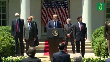 Trump espera tener vacuna contra COVID-19 para fin de año o "quizás antes"