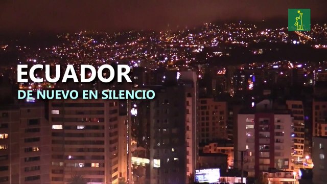 Ecuador inicia toque de queda nocturno para contrarrestar el COVID-19