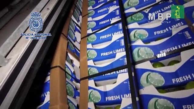 Incautan en España una tonelada de cocaína mezclada en láminas de cajas de cartón