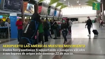 Aeropuerto Las Américas sigue atendiendo vuelos ferry