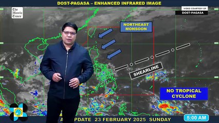 Today's Weather, 5 A.M. | Feb. 23, 2025