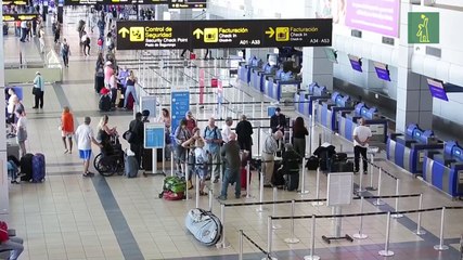 El aeropuerto de Tocumen en Panamá, semivacio a causa de la crisis del COVID-19