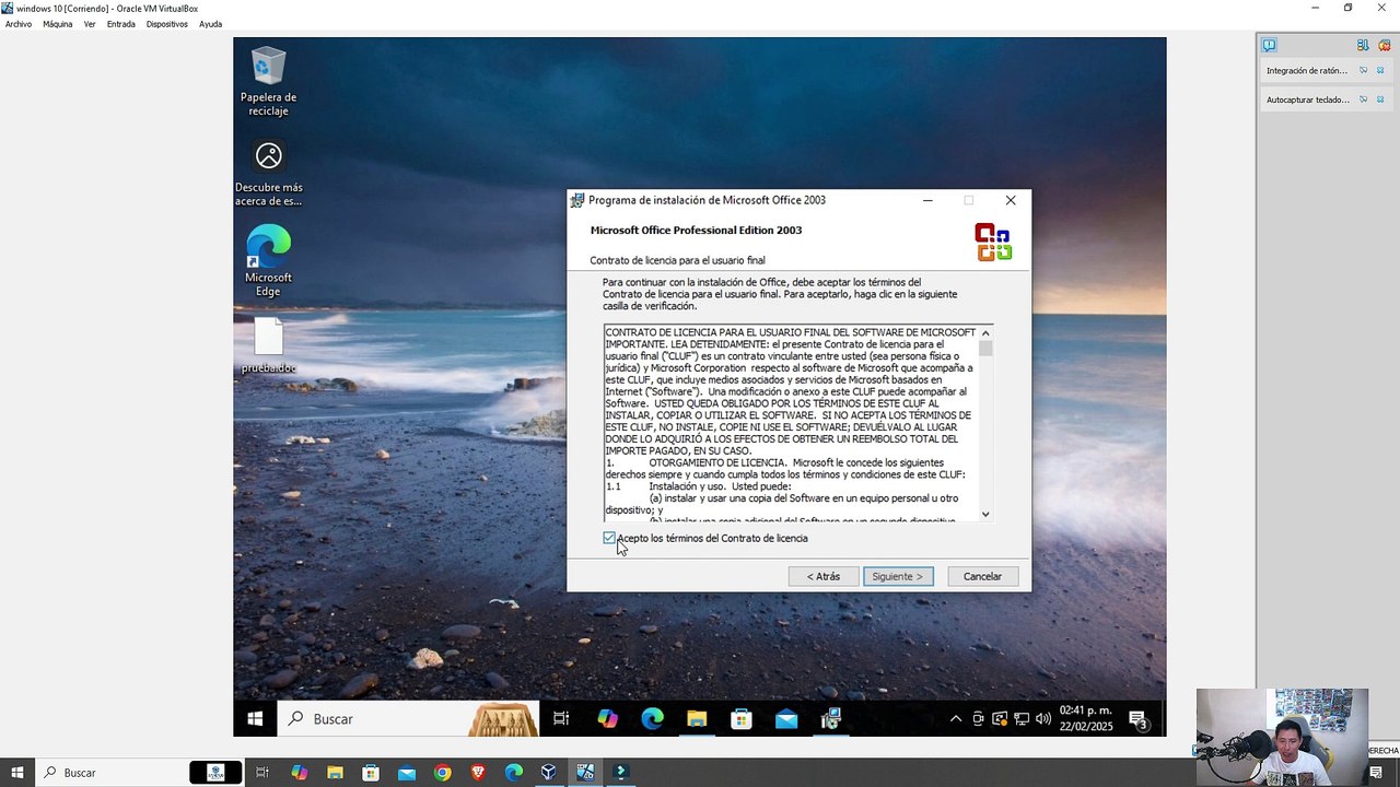 OFFICE 2003 EN WINDOWS 10