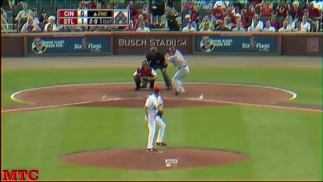 Albert Pujols una aspiradora en la primera base