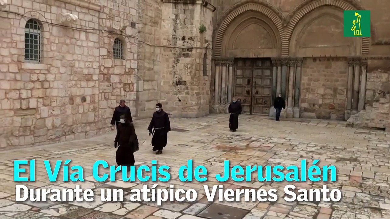 El Vía Crucis de Jerusalén durante un atípico Viernes Santo